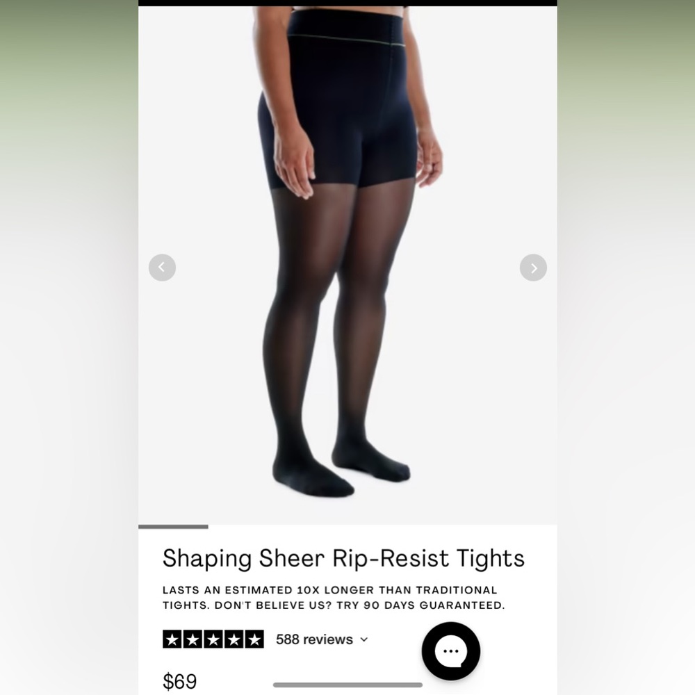 Sheertex Shaping Sheer Tights XL Black
